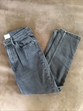 Everlane washed black cheeky Ankle Crop Jeans Sz 28